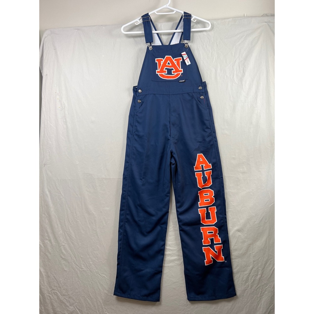 Auburn Tigers Overalls Womens Small Navy Blue NCAA Gameday Bibs Twill Logo